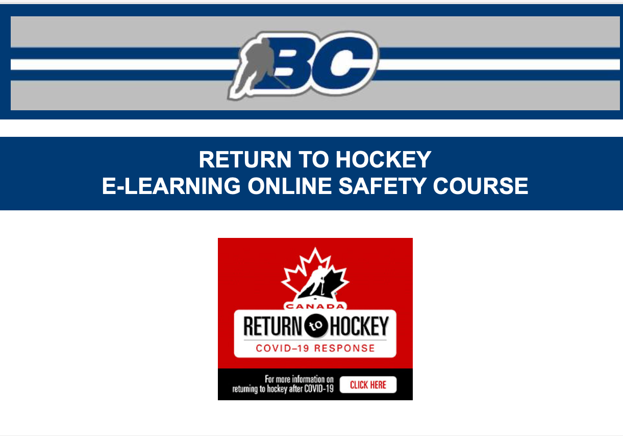 Return to hockey e-learning course screenshot